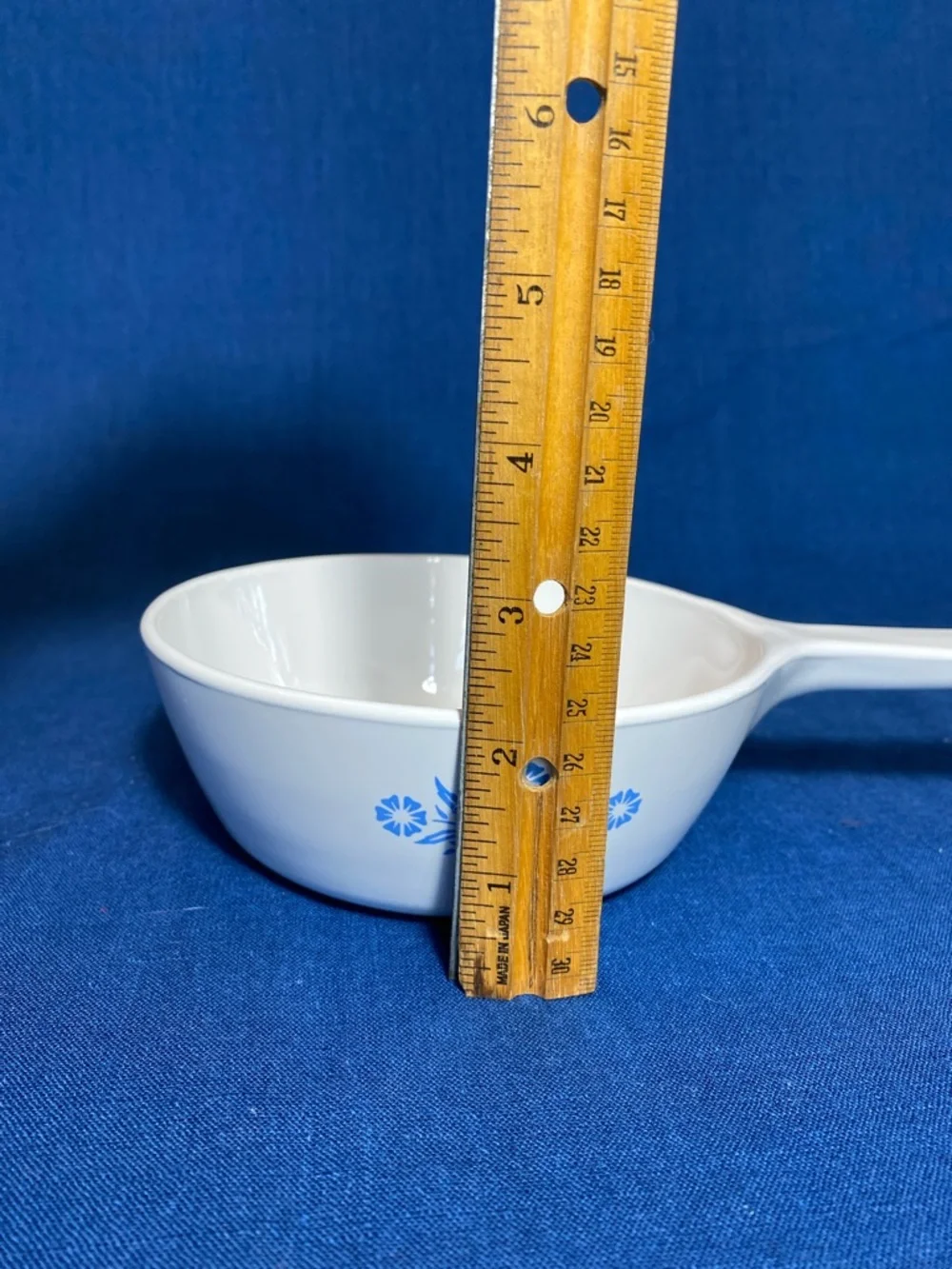 Vintage Corning Ware Menuette Blue Cornflower P-81-B 1-Pint Saucepan & Lid
